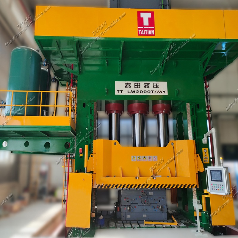 ເຄື່ອງພິມໄຮໂດຼລິກ 2000TON ສໍາລັບອົງປະກອບທີ່ປະກອບປະຕູ SMC